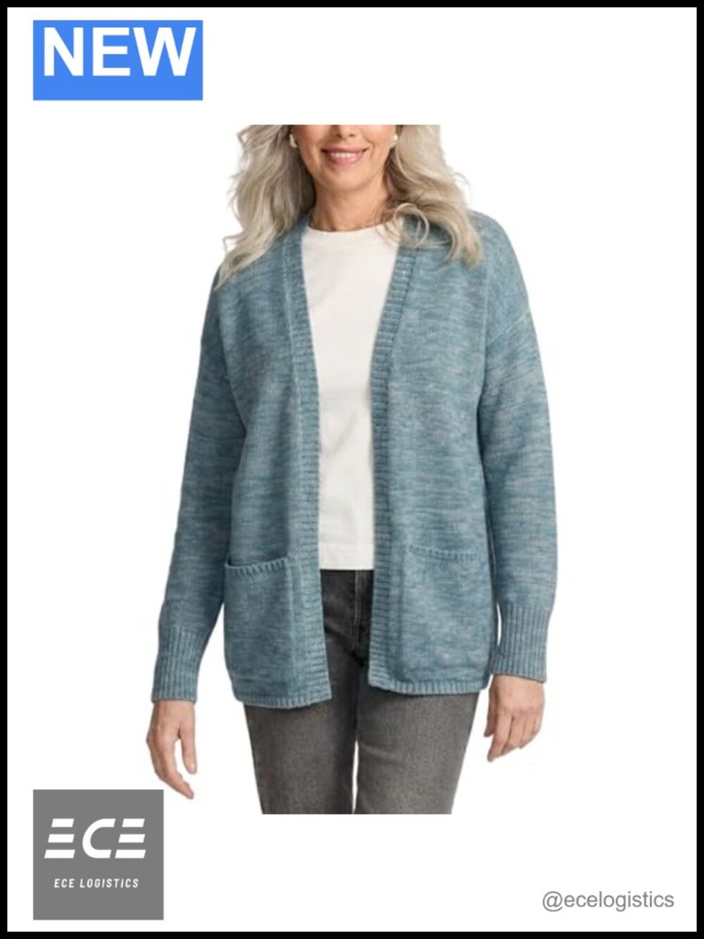 Pendleton Sierra Springs Cardigan 100% Cotton Open Front Knit
